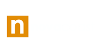 Novacoast Vertical Logo - White